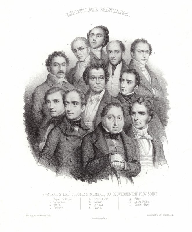 Retratos de Membros Cidadãos do Governo Provisório de French School