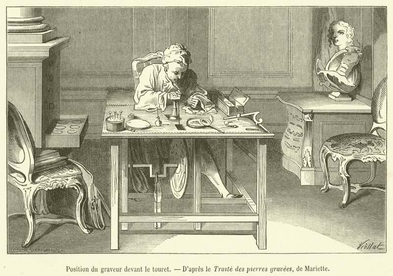 Posição do gravador em frente da torre (gravação) de French School