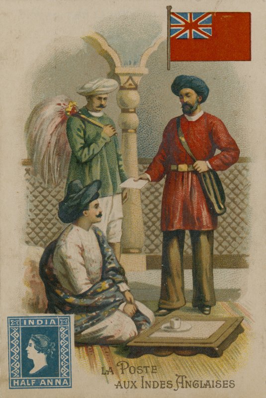 Serviço Postal na Índia Britânica de French School