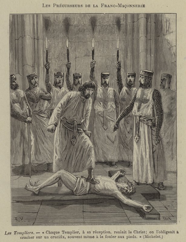Precursores da Maçonaria: os Cavaleiros Templários (gravação) de French School
