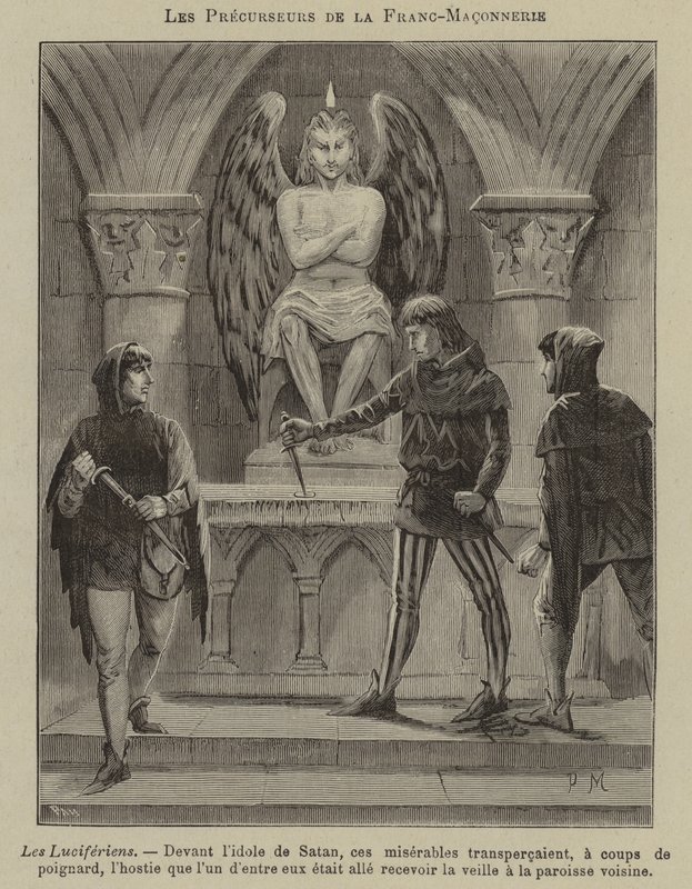 Precursores da Maçonaria: os Lúciferes (gravura) de French School