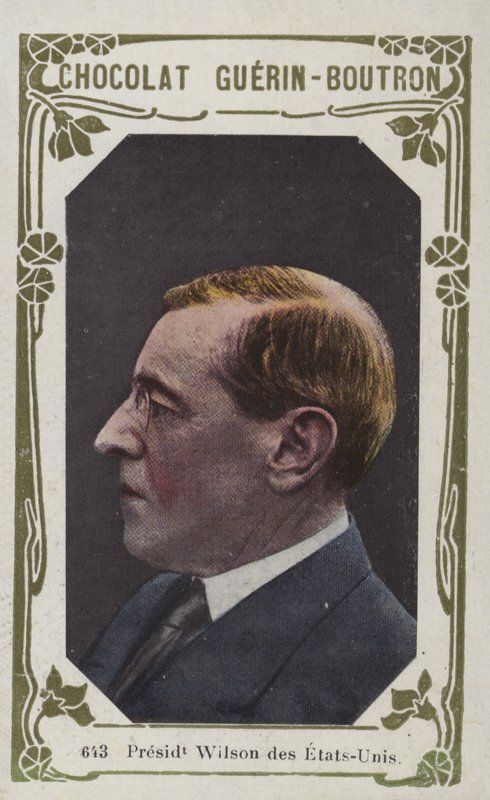 Presidente Wilson dos Estados Unidos (foto colorida) de French School