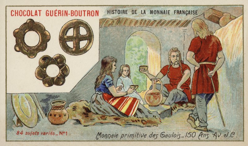 As moedas primitivas dos Gauleses de French School