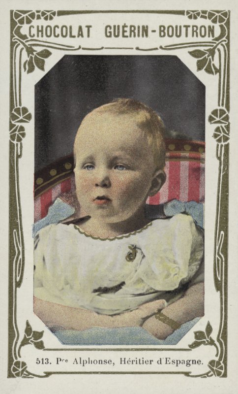 Príncipe Alphonse, Heritier dEspagne (foto colorida) de French School