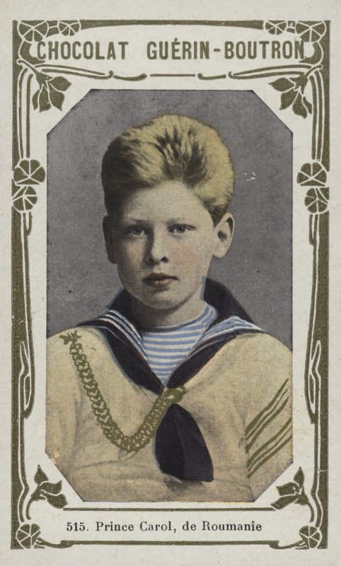 Príncipe Carol, da Romênia (foto colorida) de French School