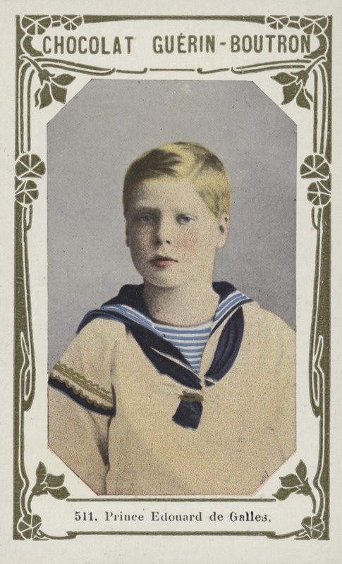 Príncipe Eduardo de Gales (foto colorida) de French School