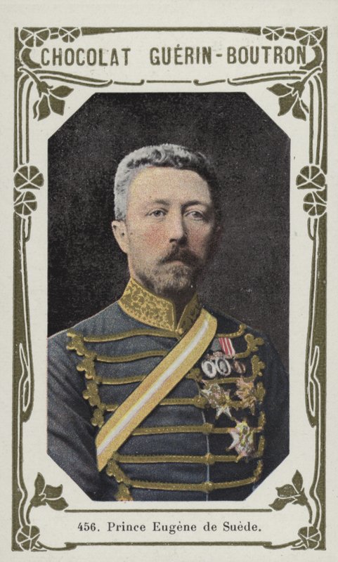 Príncipe Eugene de Suede (foto colorida) de French School