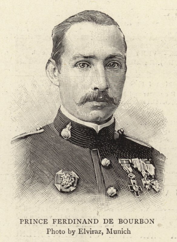 Príncipe Fernando de Bourbon (gravura) de French School
