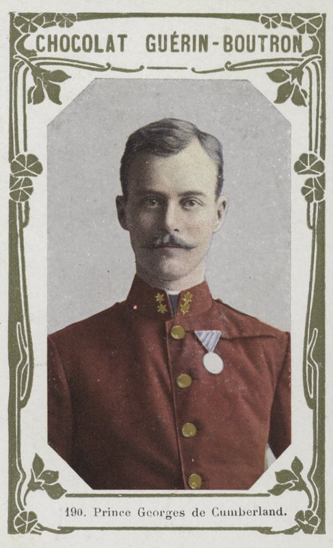 Príncipe Georges de Cumberland (foto colorida) de French School