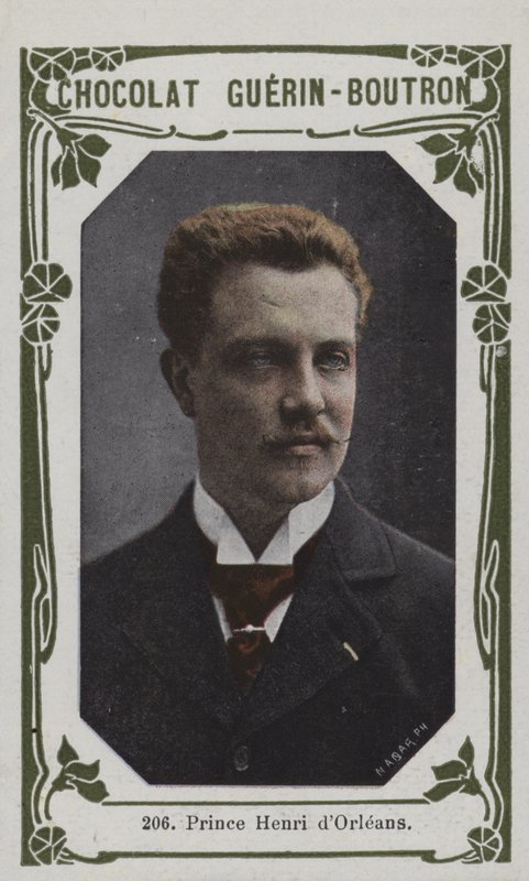 Príncipe Henri d&39;Orleans (foto colorida) de French School
