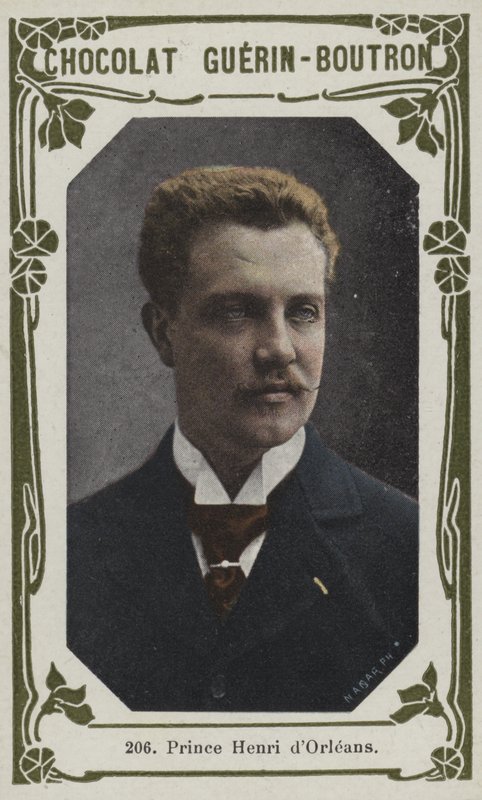 Príncipe Henri d&39;Orleans (foto colorida) de French School