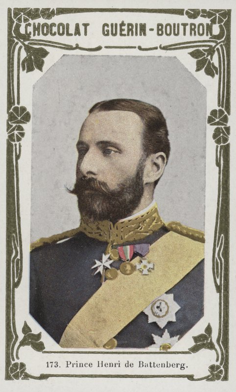 Príncipe Henri de Battenberg (foto colorida) de French School