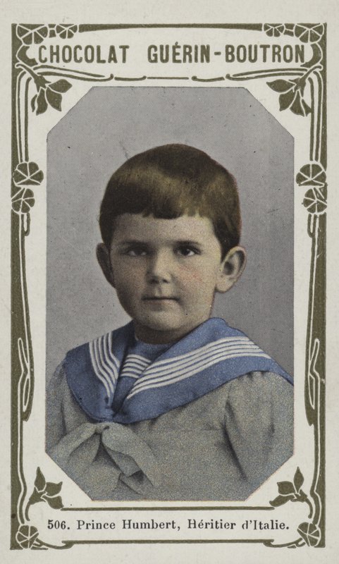 Príncipe Humbert, Heritier dItalie (foto colorida) de French School