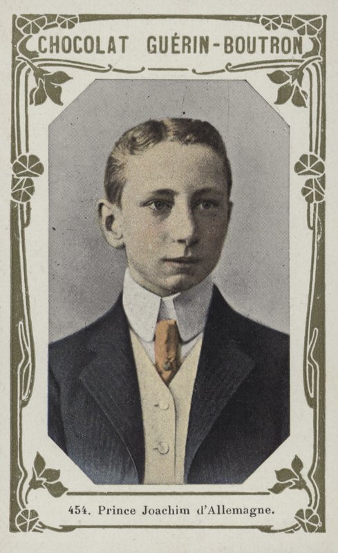 Príncipe Joachim dAllemagne (foto colorida) de French School