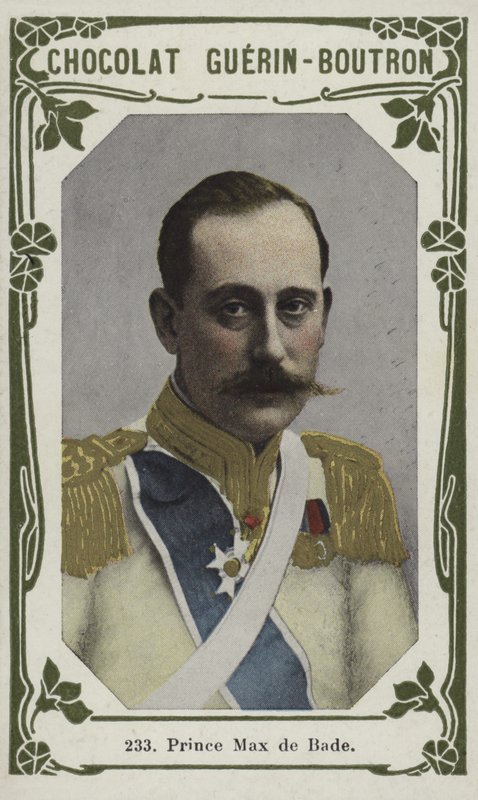 Príncipe Max de Bade (foto colorida) de French School