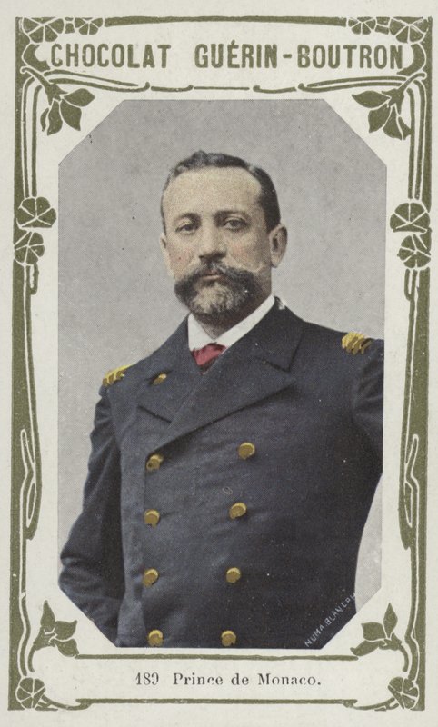 Príncipe de Mônaco (foto colorida) de French School