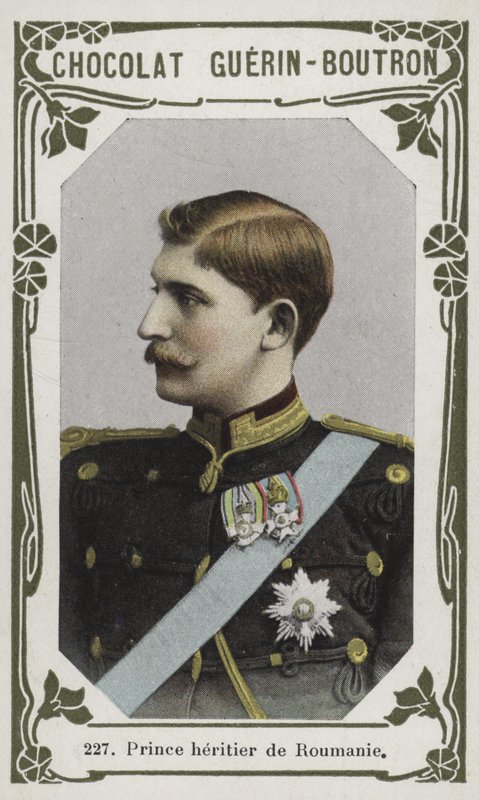Príncipe herdeiro da Roménia (foto colorida) de French School
