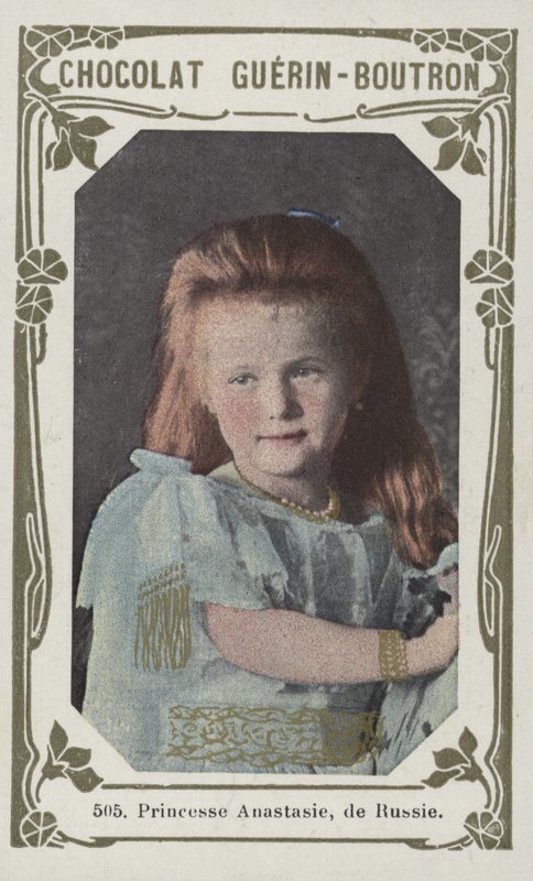 Princesa Anastasia, Rússia (foto colorida) de French School