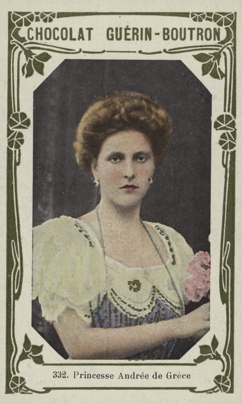 Princesa Andree da Grécia (foto colorida) de French School