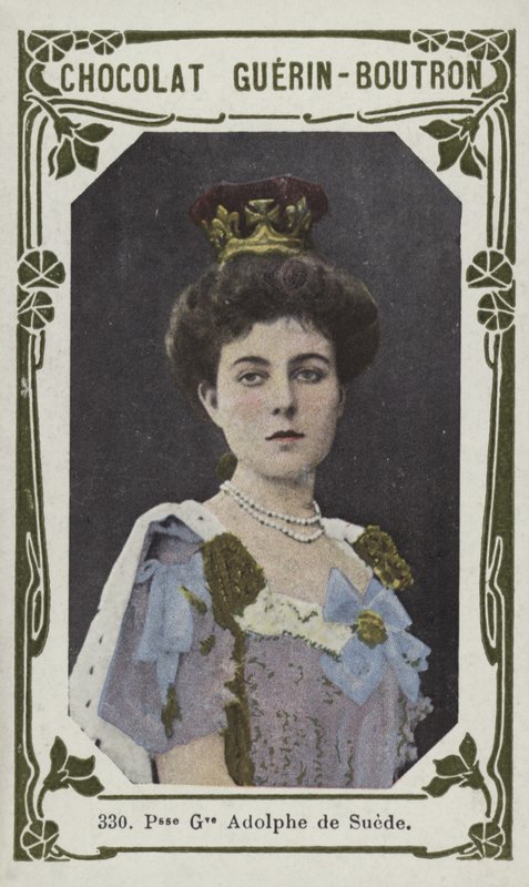 Princesa Gustave Adolf da Suécia (foto colorida) de French School