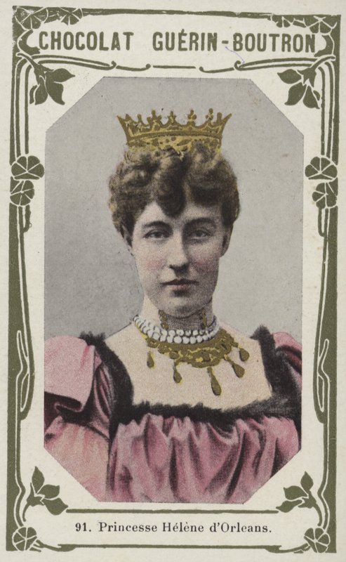Princesse Helene dOrleans (foto colorida) de French School