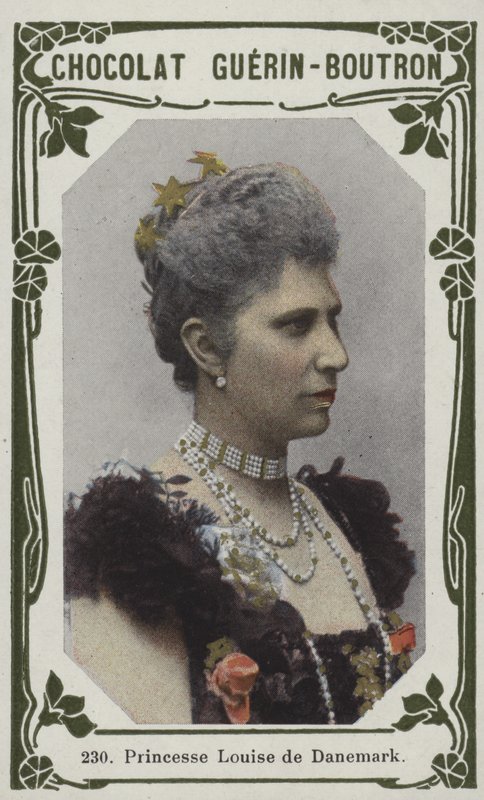 Princesa Louise da Dinamarca (foto colorida) de French School