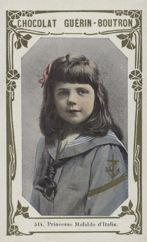 Princesse Mafalda dItalie (foto colorida) de French School