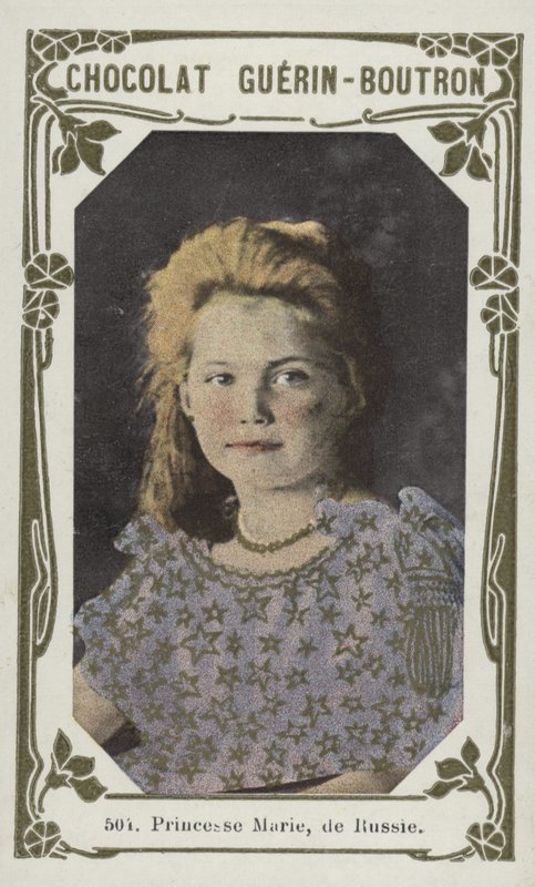 Princesa Marie, da Rússia (foto colorida) de French School