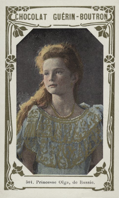 Princesa Olga da Rússia (foto colorida) de French School