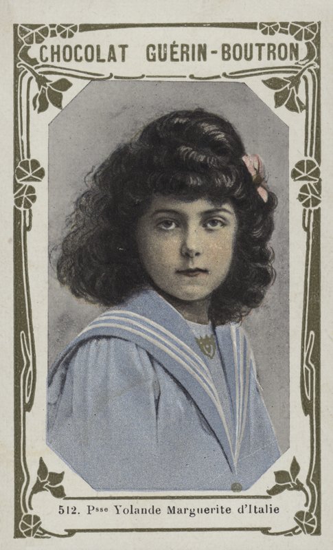 Princesa Yolande Daisy da Itália (foto colorida) de French School