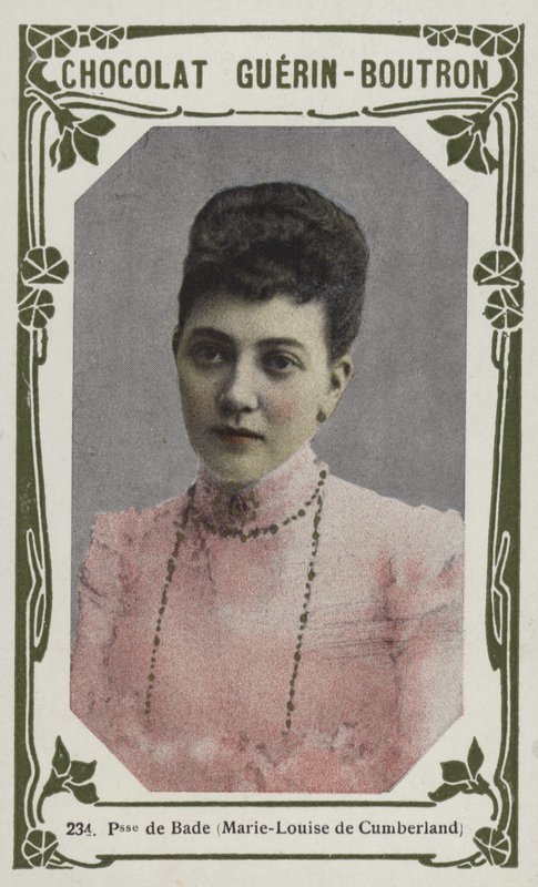 Princesa de Baden, Marie-Louise de Cumberland (foto colorida) de French School