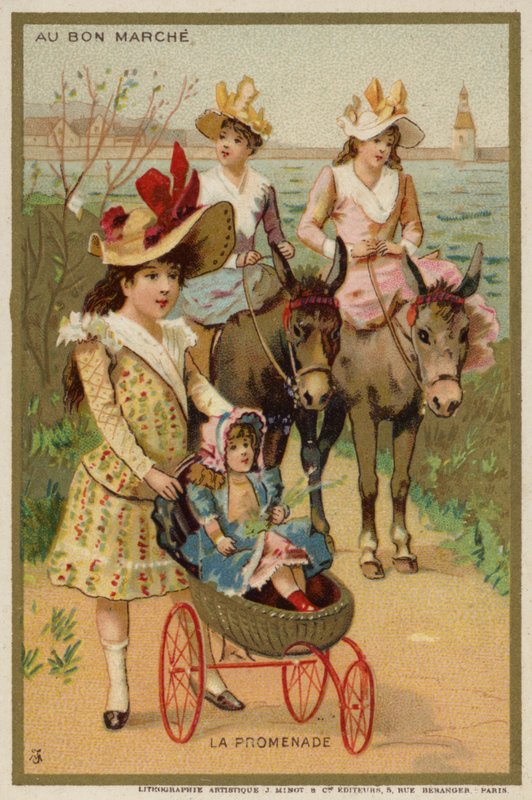 Promenade (chromolitho) de French School