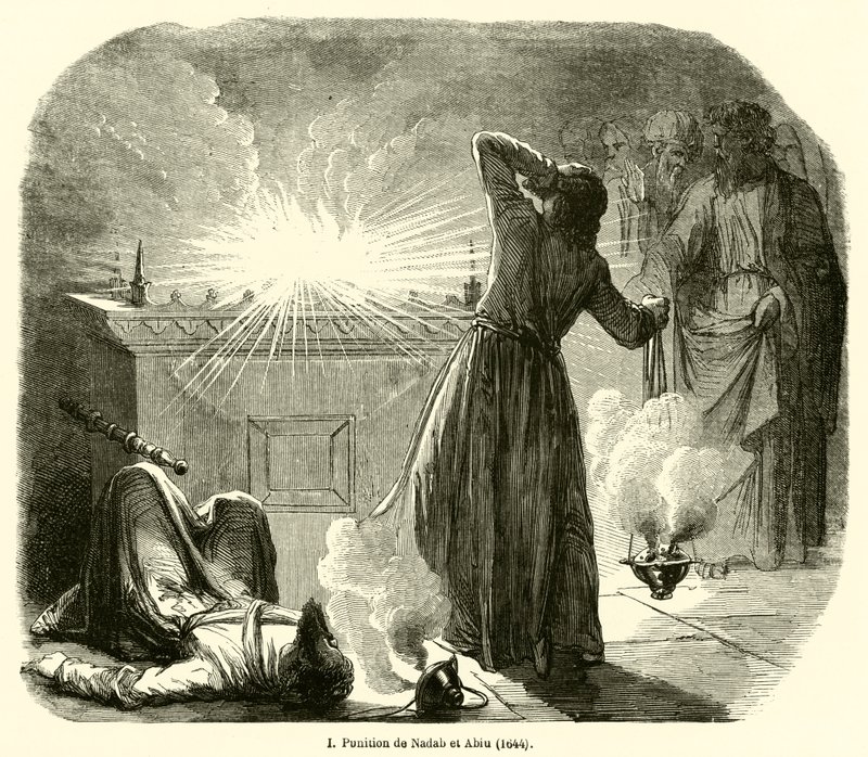 Punição de Nadab e Abiu de French School