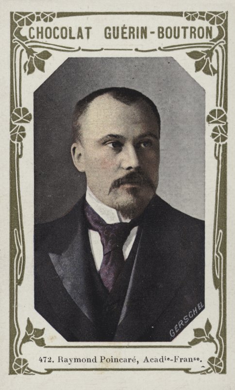 Raymond Poincaré, Academie-Francaise (foto colorida) de French School