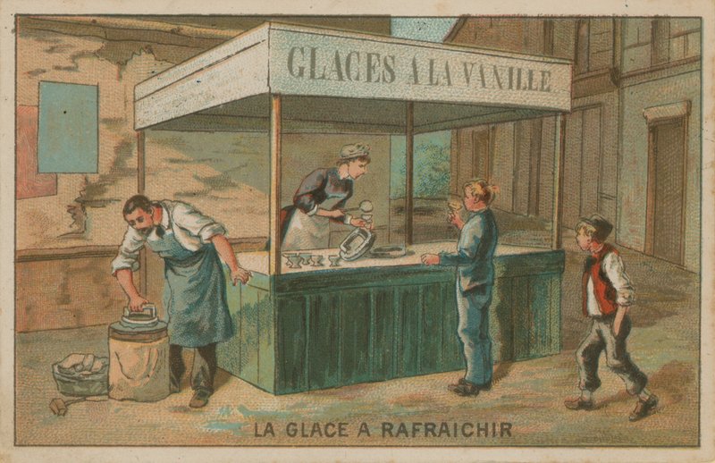 Sorvete refrescante de French School