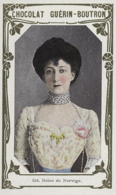 Rainha da Noruega (foto colorida) de French School