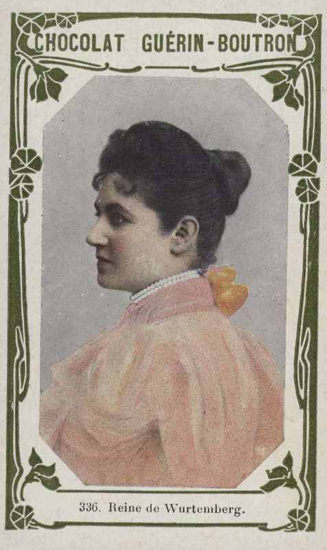 Rainha de Württemberg (foto colorida) de French School