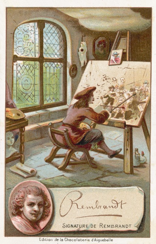Rembrandt van Rijn, artista holandês de French School