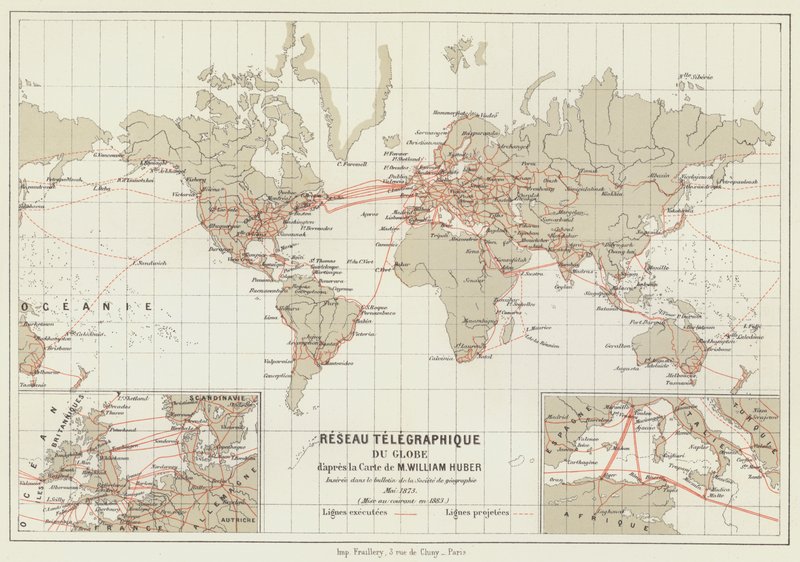 Rede Globo Telegráfica (cor litho) de French School