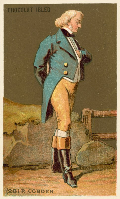 Richard Cobden, político inglês (chromolitho) de French School