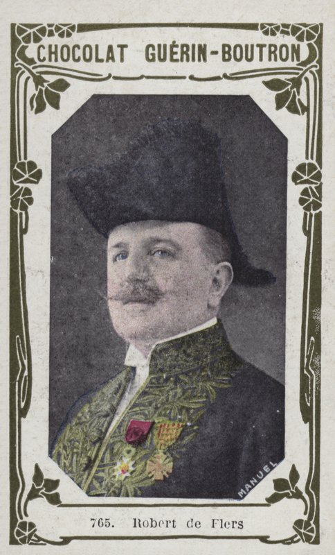 Robert de Flers (foto colorida) de French School