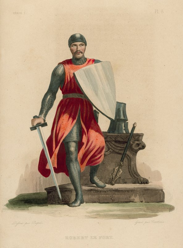 Robert le Fort (gravura colorida) de French School