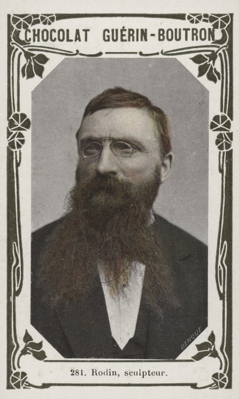 Rodin, escultor (foto colorida) de French School