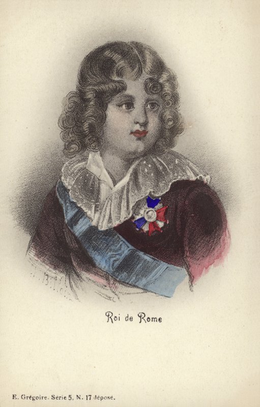 Roi de Rome (litografia colorida) de French School
