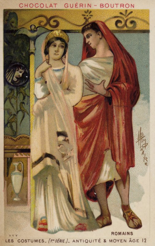 Trajes romanos de French School