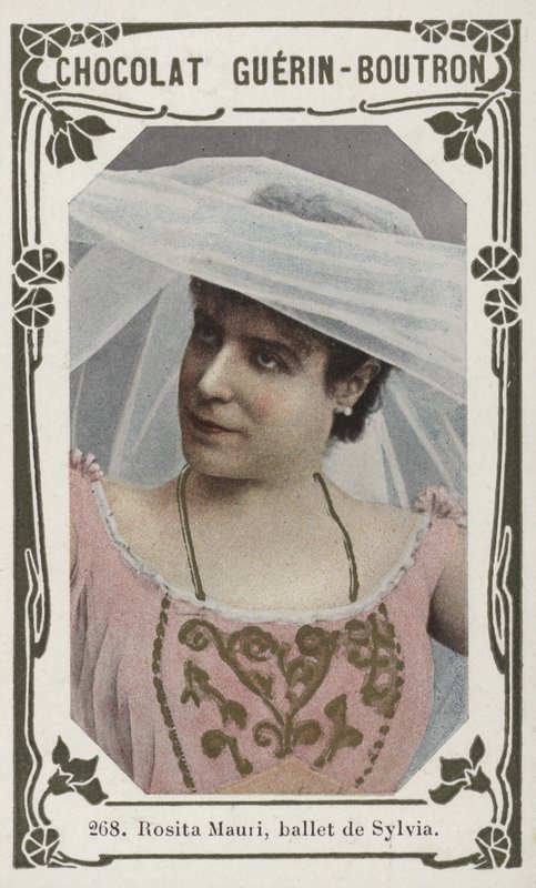Rosita Mauri, Sylvia Ballet (foto colorida) de French School