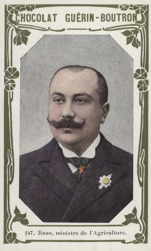 Ruau, Ministro da Agricultura (foto colorida) de French School