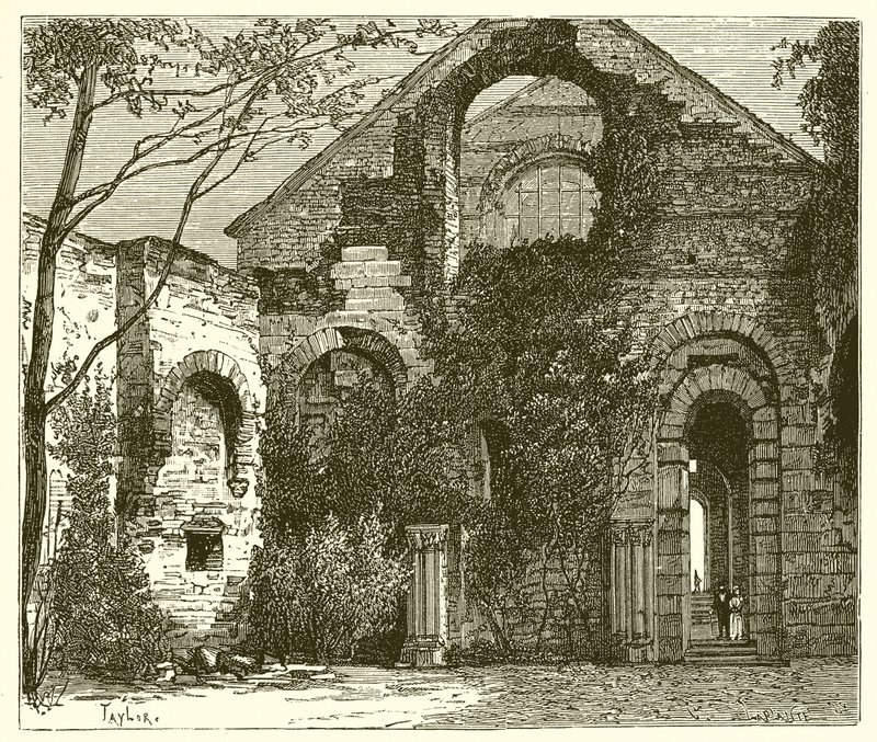 Ruínas do Palácio dos Banhos de French School