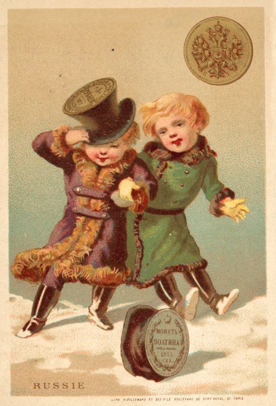 Rússia (chromolitho) de French School