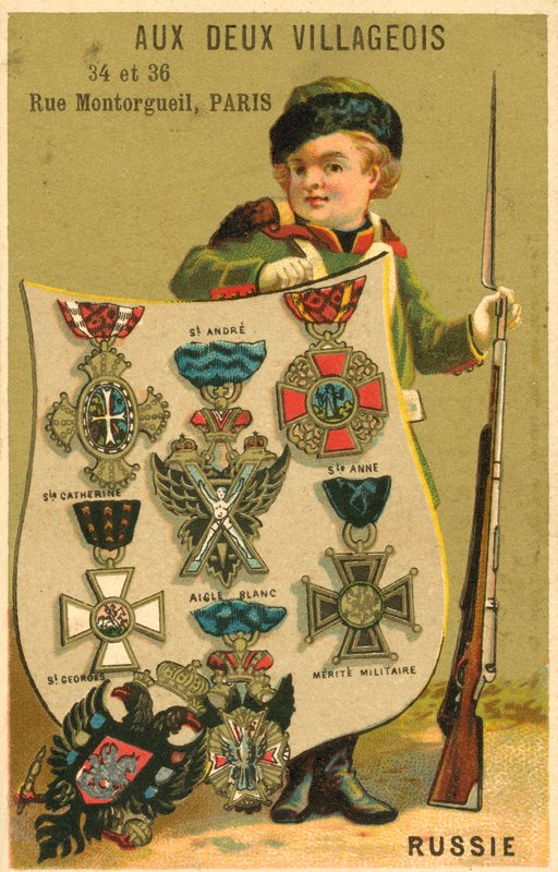 Medalhas russas (chromolitho) de French School